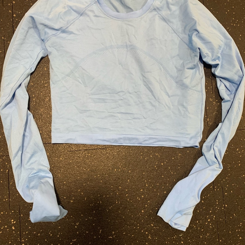 Lululemon Swiftly Cropped Long Sleeve, Size 8